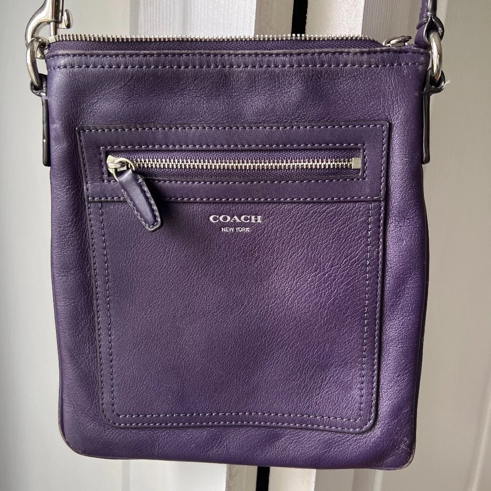 Coach Purple Crossbody - Picture 1 of 1